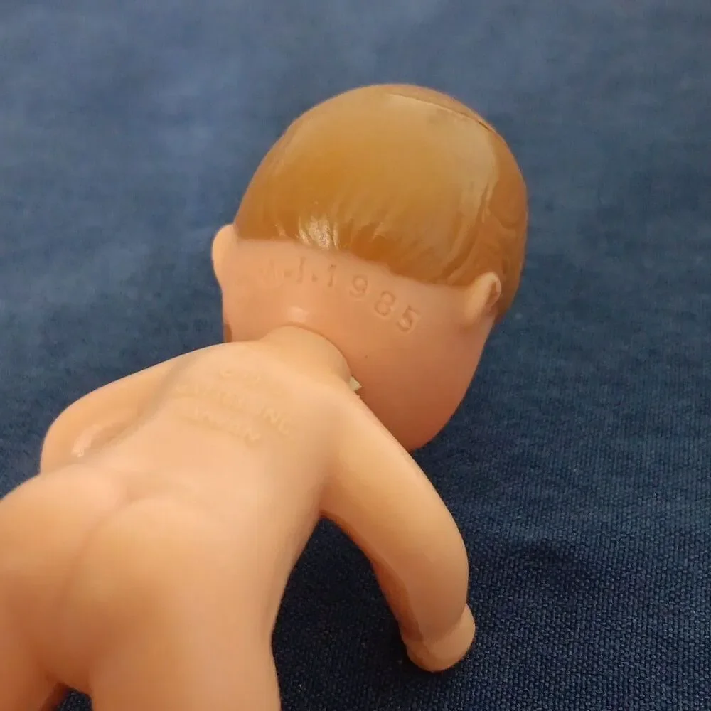 Mattel Barbie and Friends Baby Newborn Vintage Molded Hair Diaper Replacements